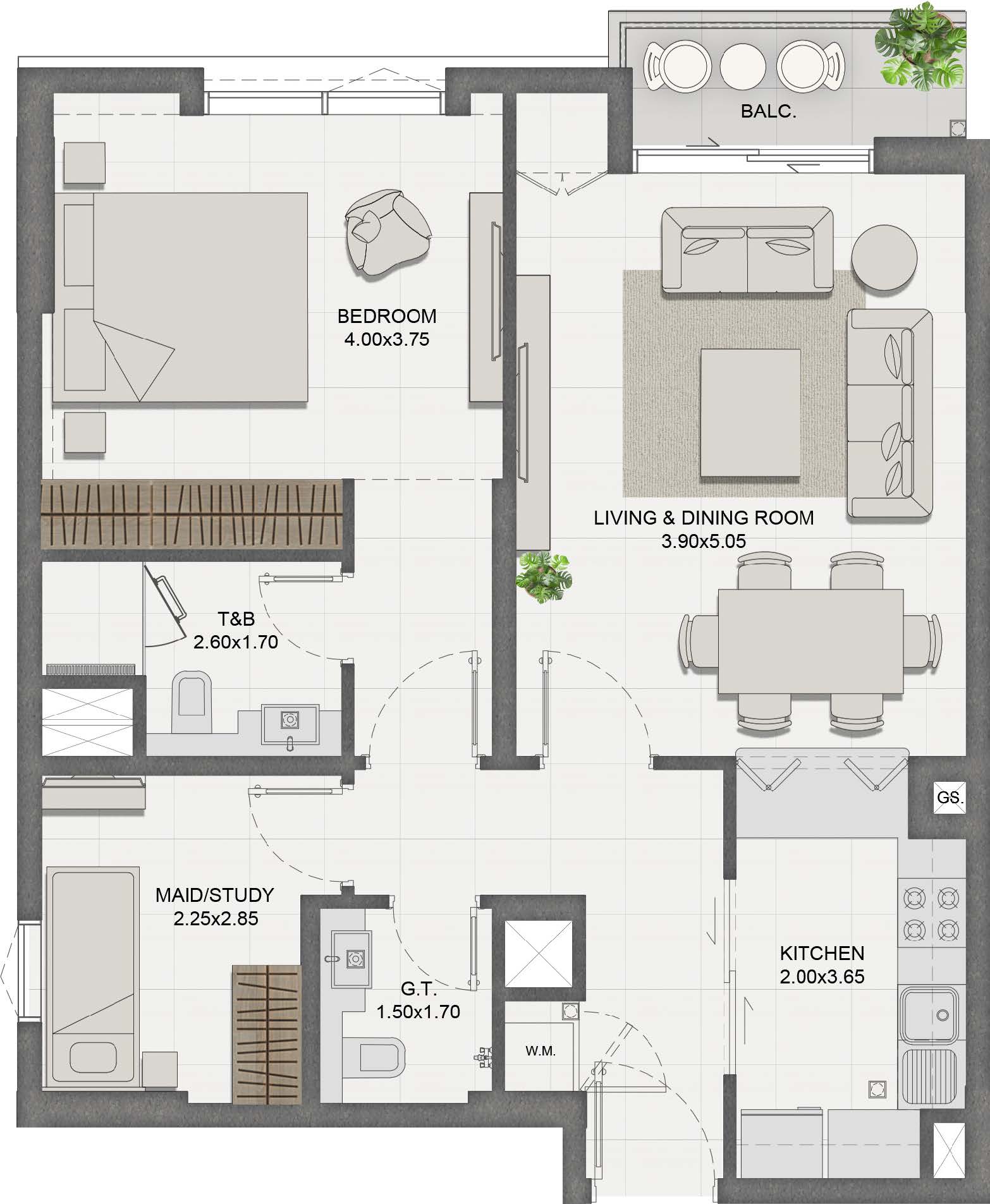 Unit 101 layout