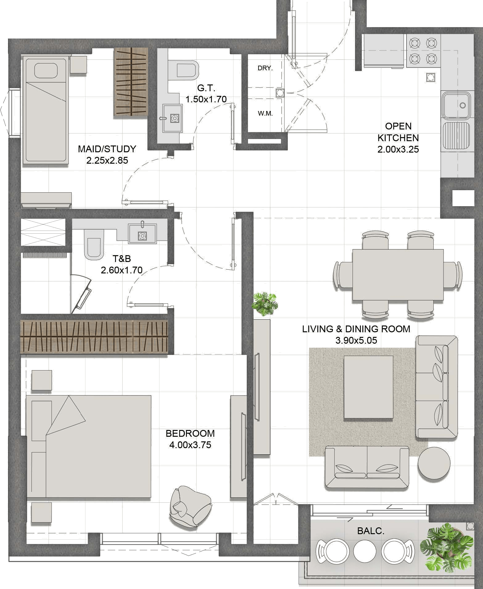 Unit 102 layout