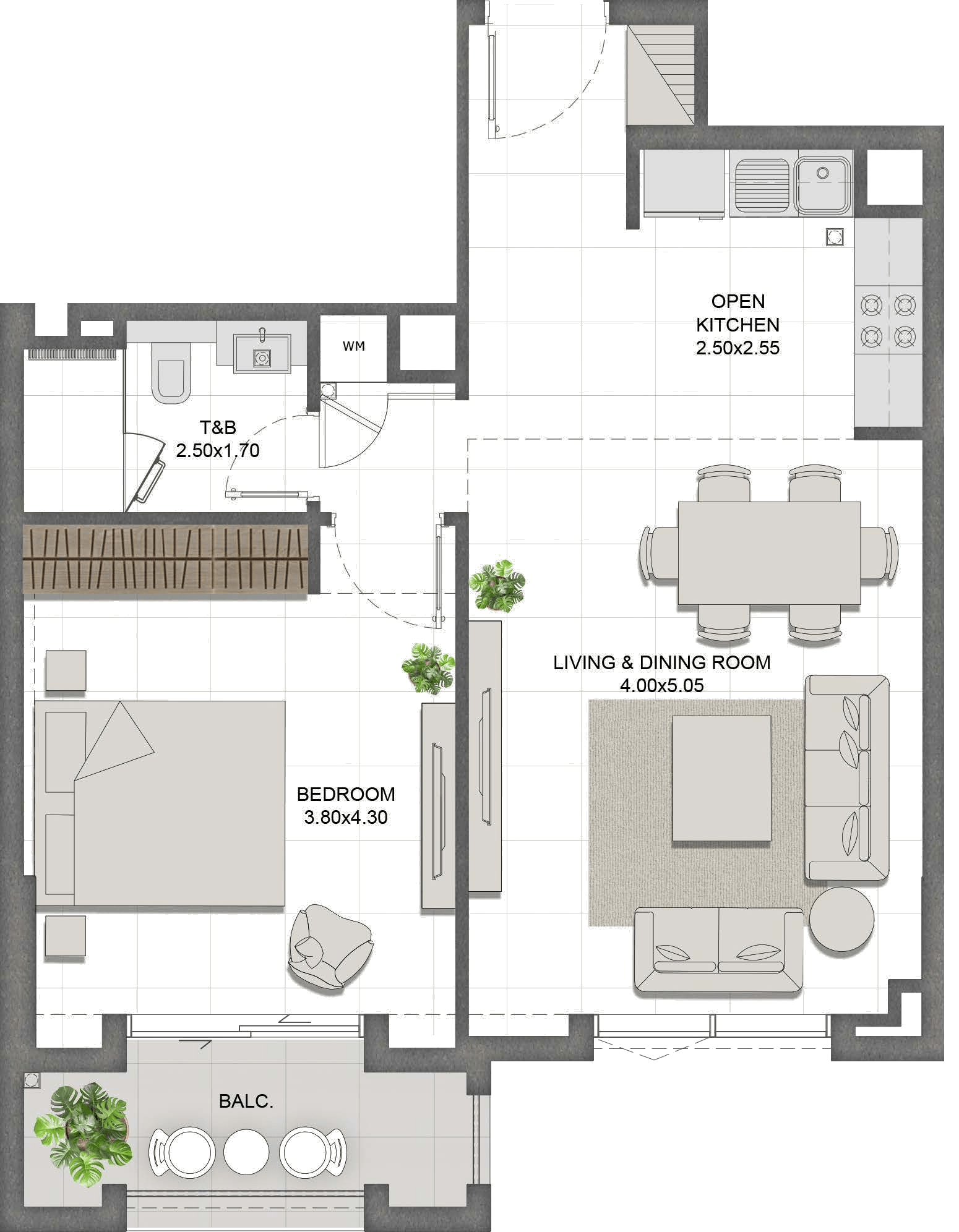Unit 108 layout