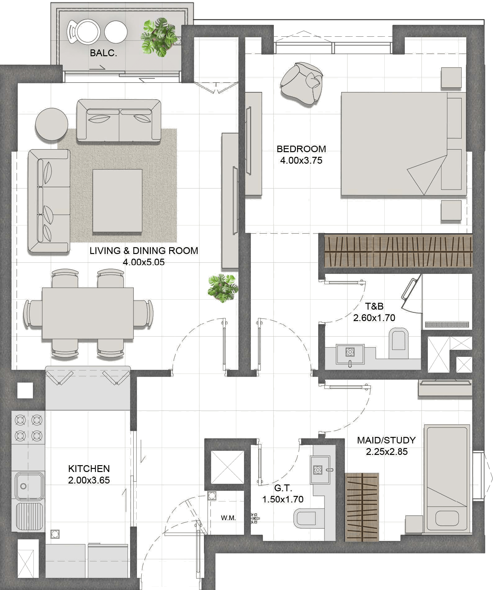 Unit 109 layout