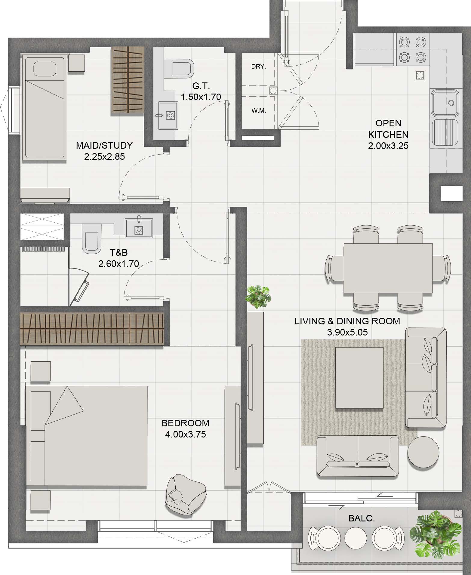 Unit 302 layout