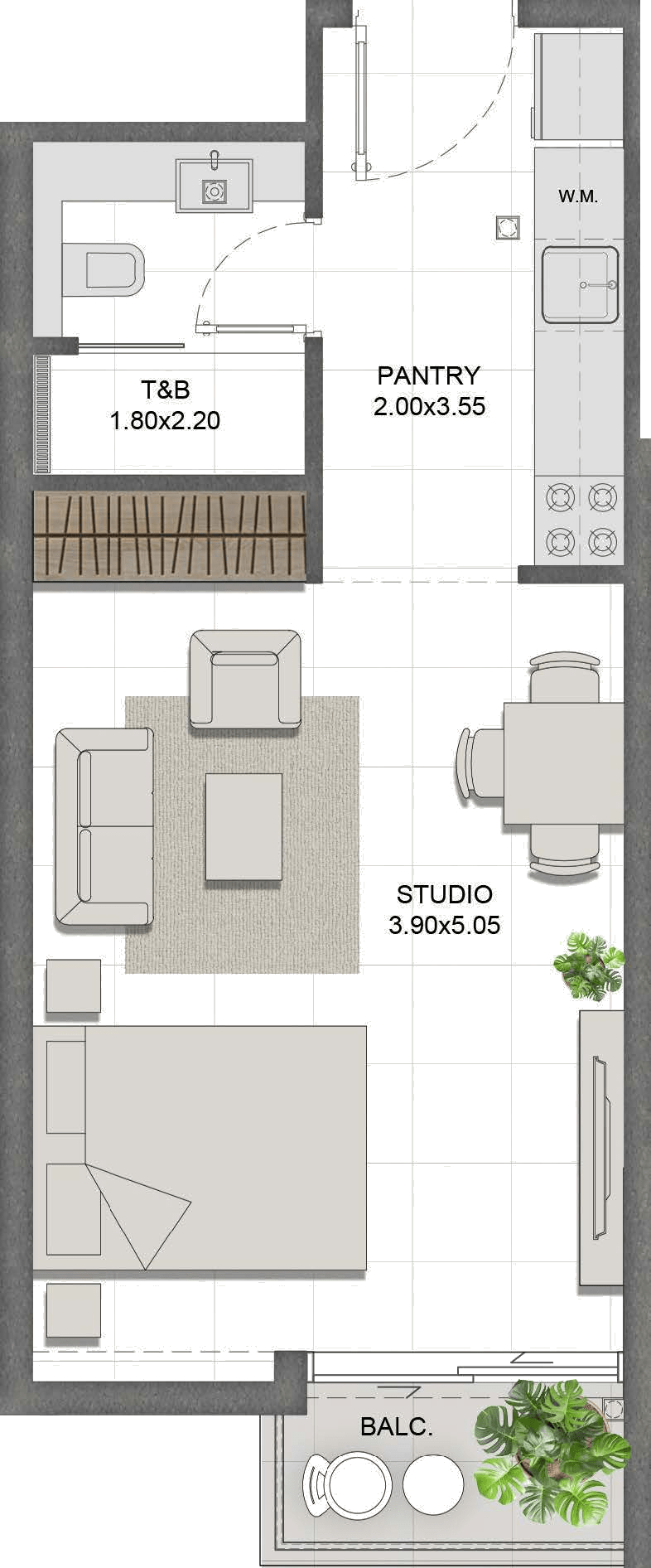 Unit 306 layout