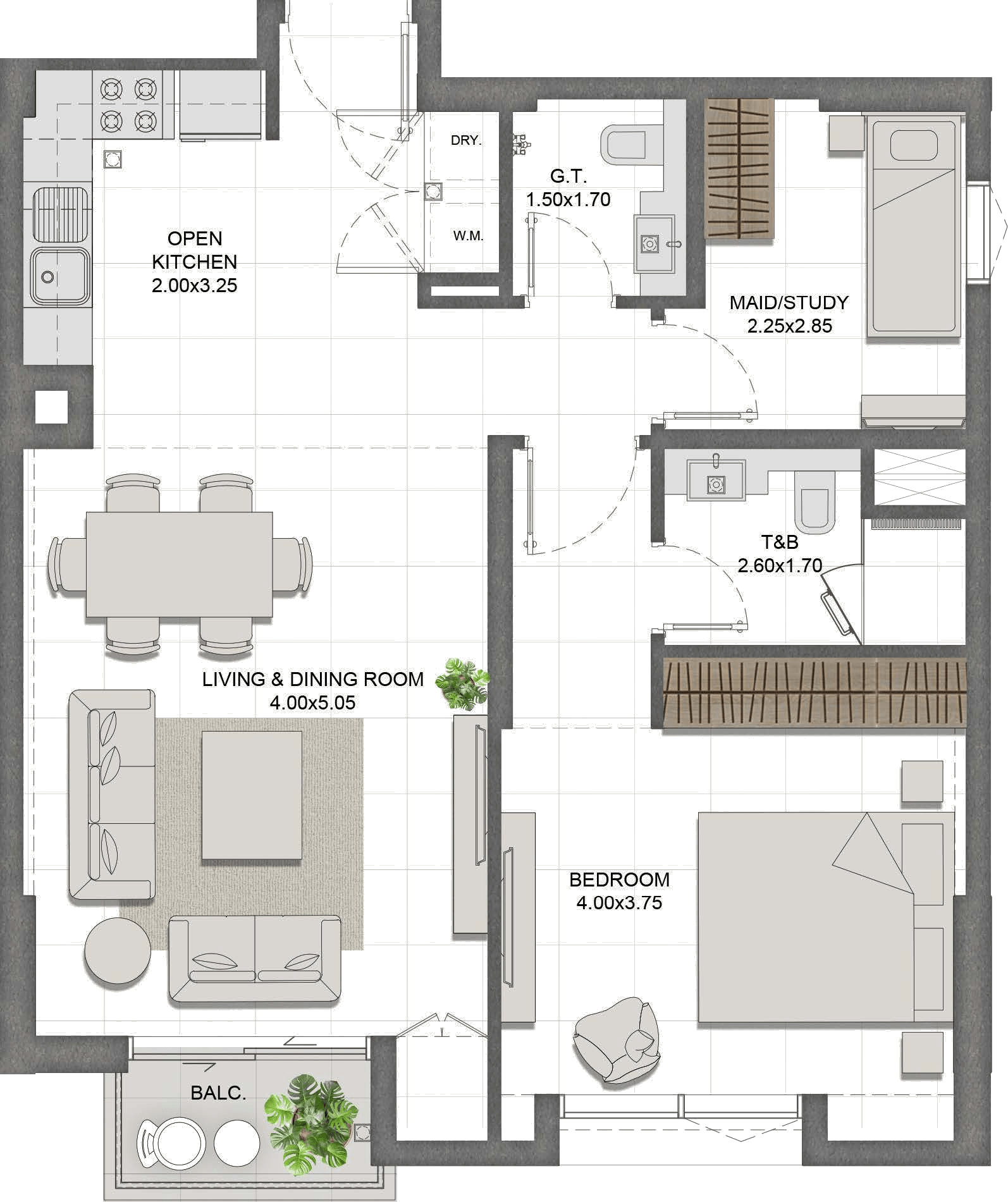 Unit 310 layout