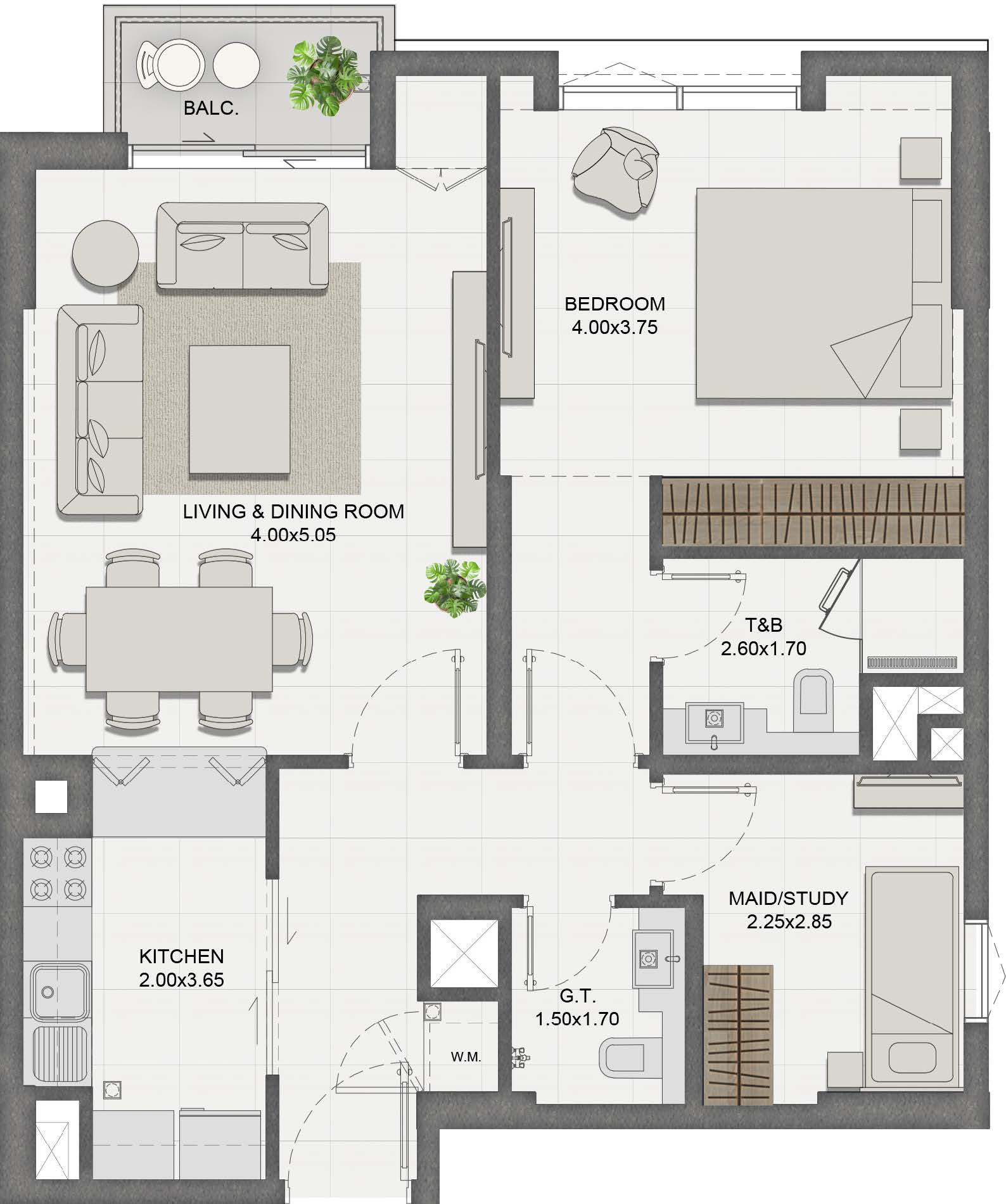 Unit 409 layout