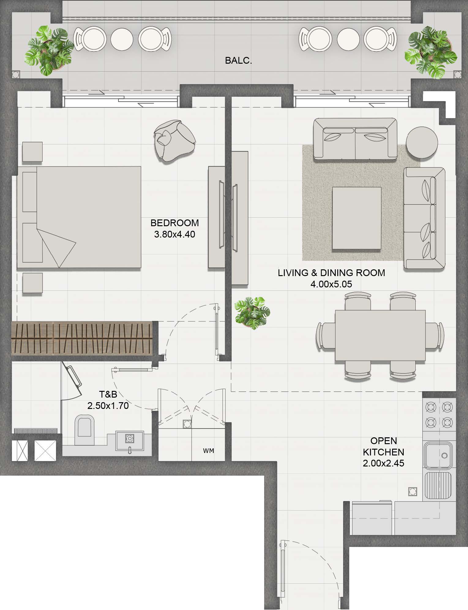 Unit 505 layout