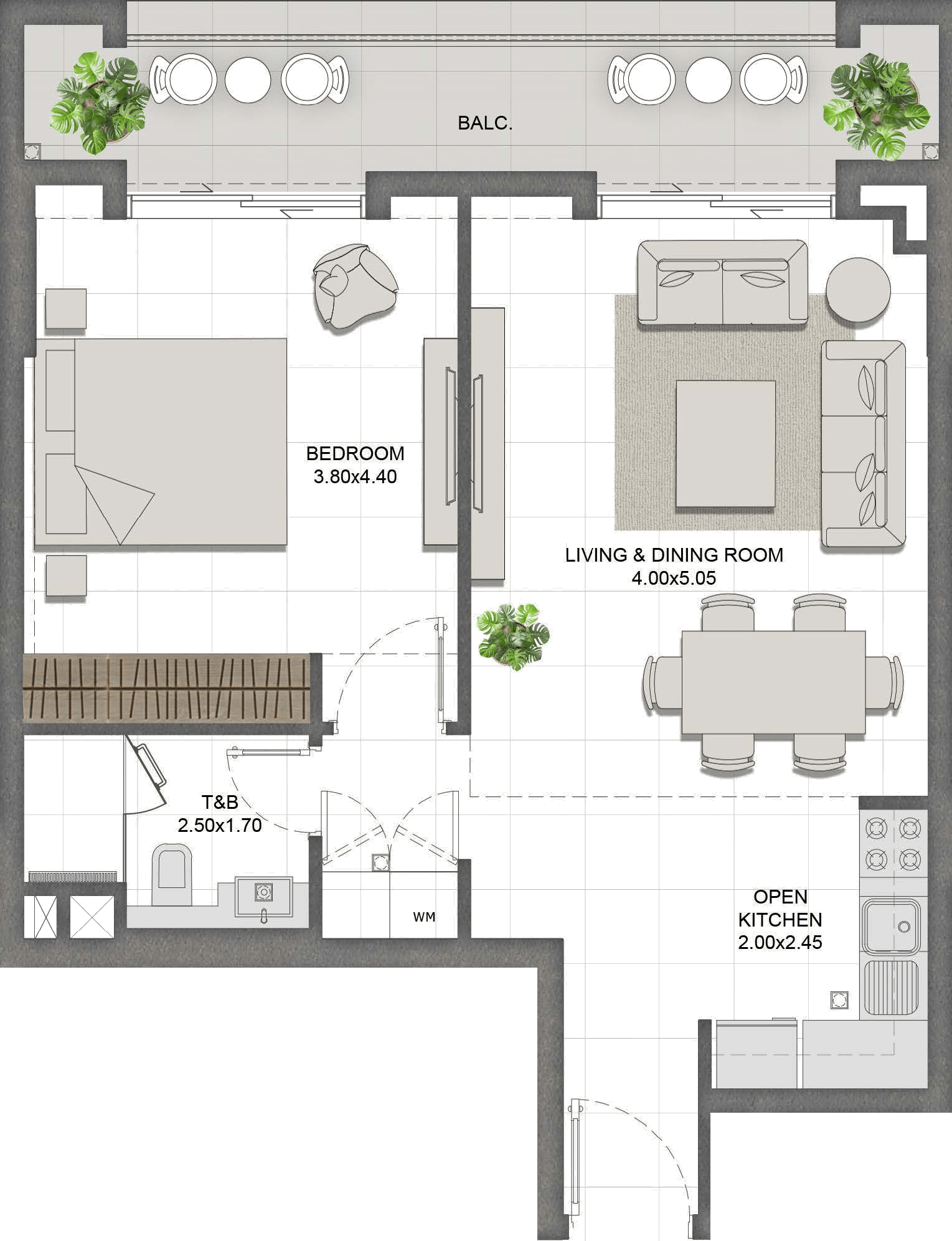 Unit 505 layout