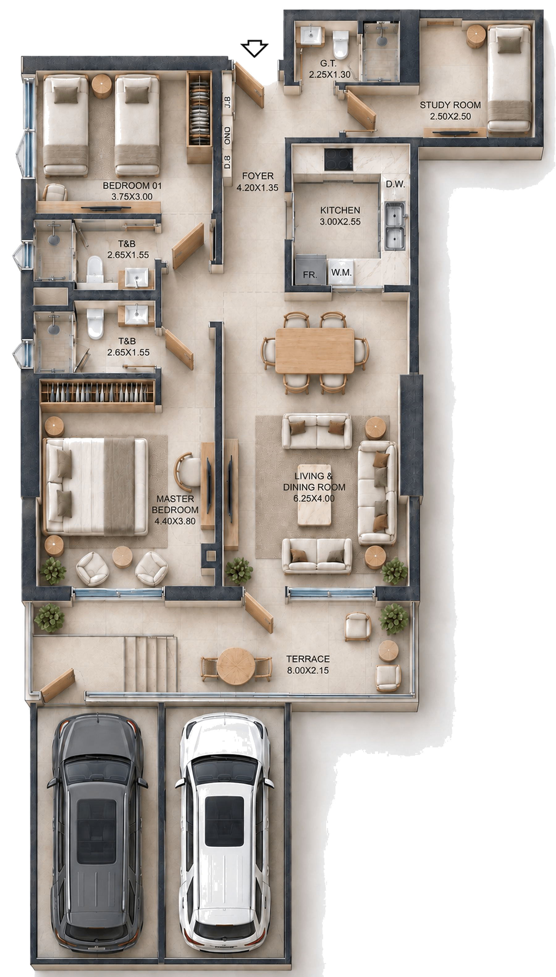 Unit 102 layout